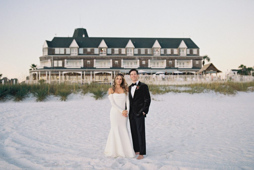 A documentary style wedding shot on film at Henderson Beach Resort in Panama City Florida