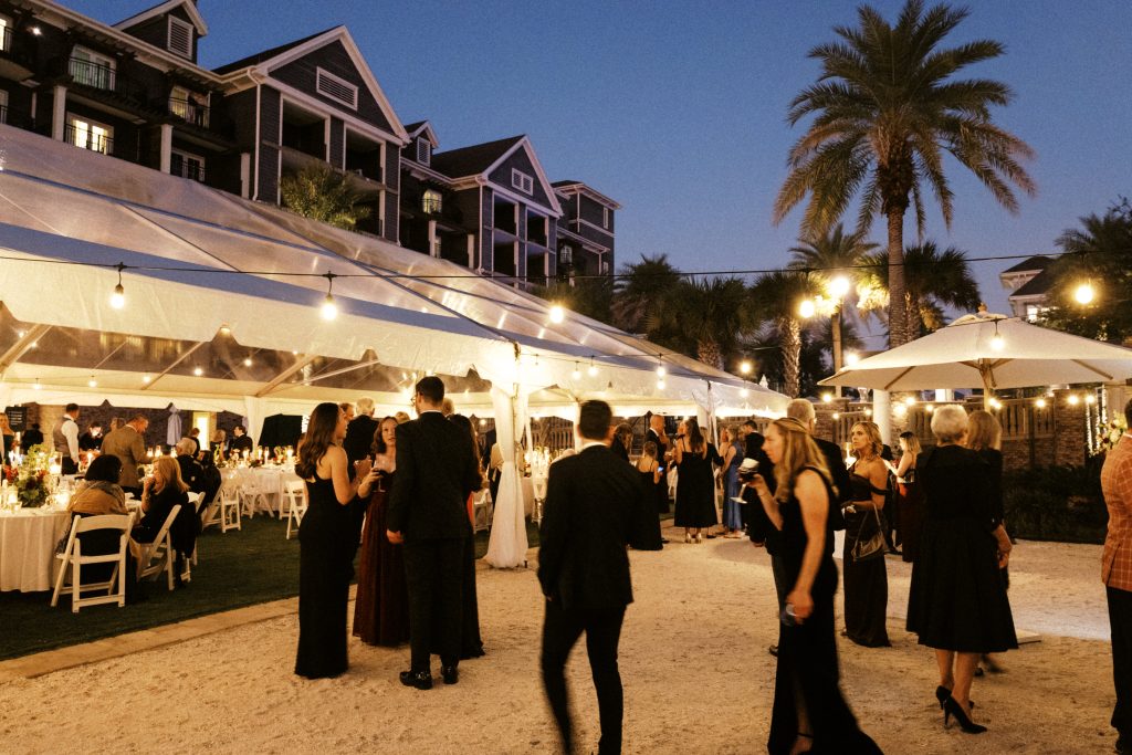 Henderson beach resort evening wedding photos